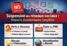 Suspension des réseaux sociaux : Impacts économiques tangibles